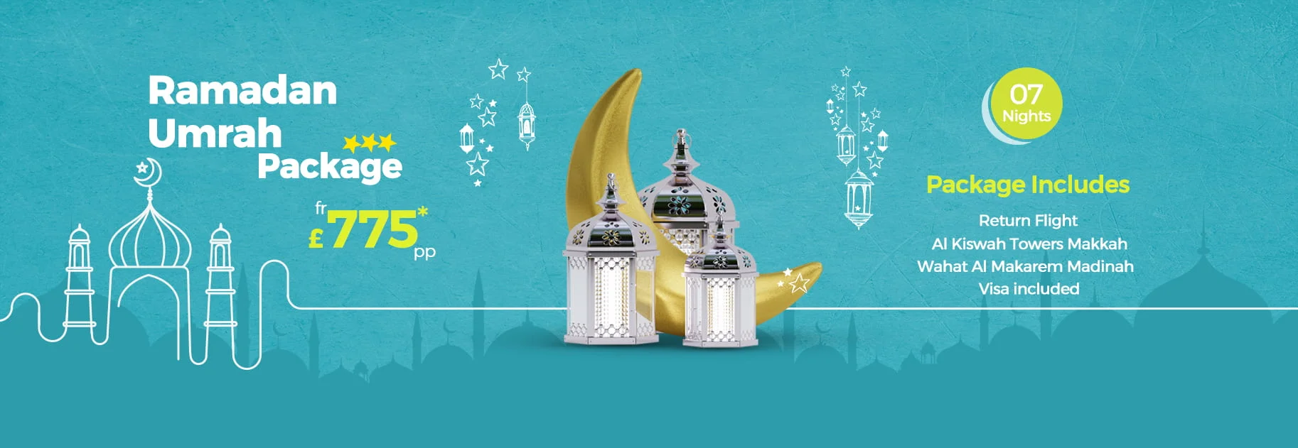 Ramadan Umrah Packages Banner - Ilham Travel